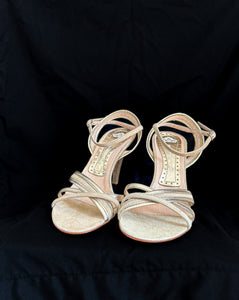 Post March / Y2K Fornarina Strappy Heels, size 38 EU, Made in Italy, Fornarina Annas