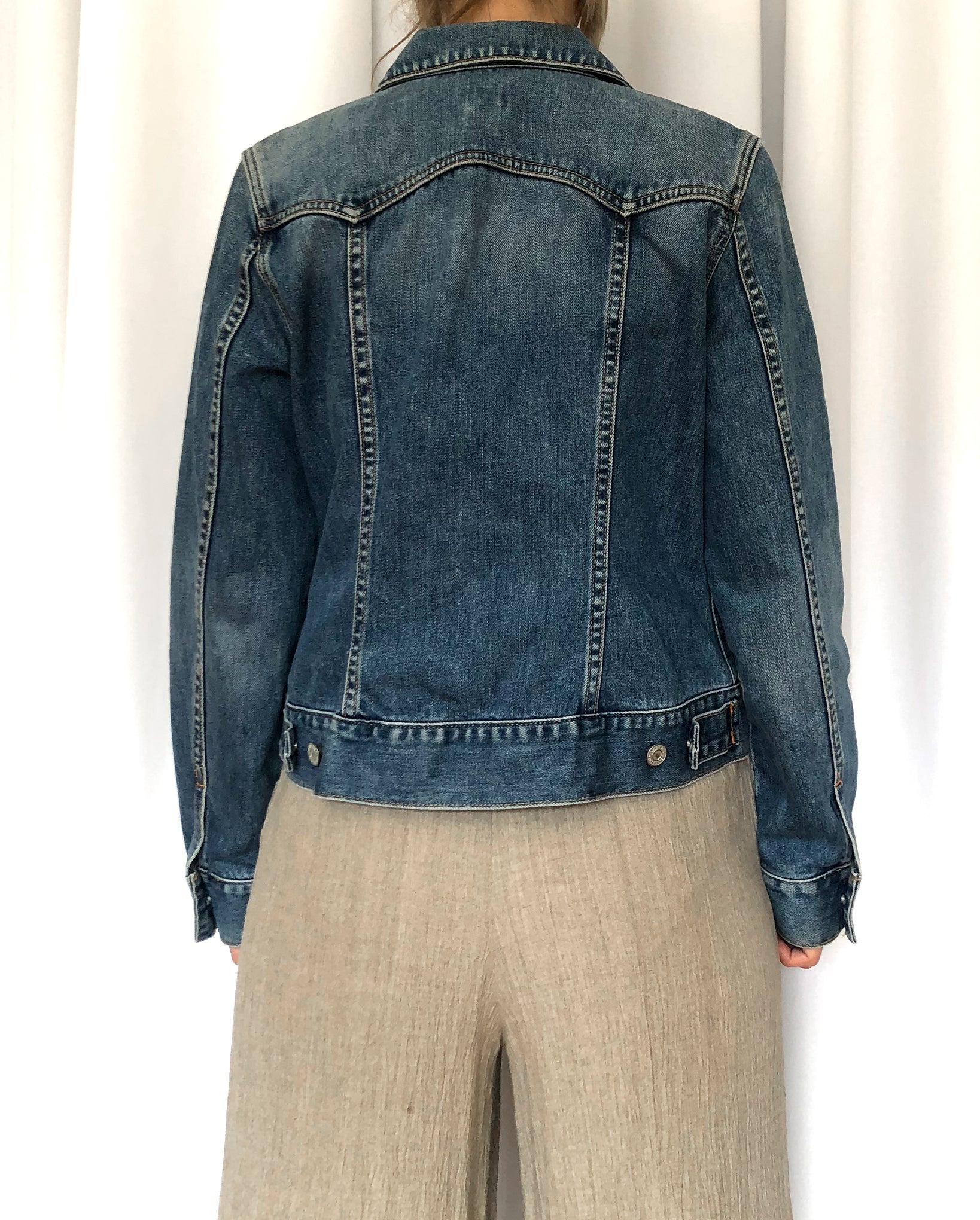 90s Vintage Gap Cropped Jean Jacket – Covet Vintage
