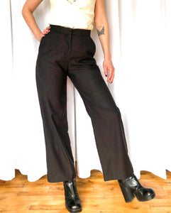 Max Mara Brown Dress Pants, Size 28" Waist