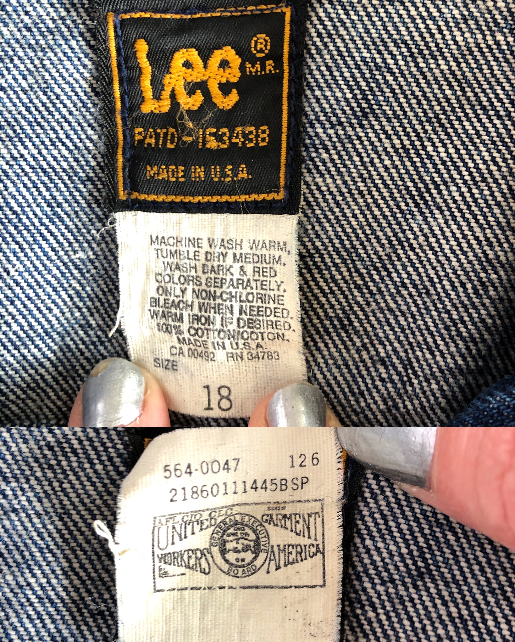 Vintage Lee Rider 220 - J Denim Jacket, Size Small